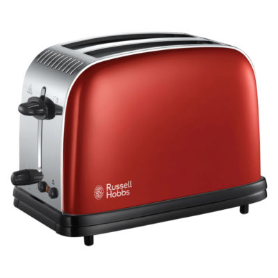 Russell Hobbs Colours 2-Slice Toaster – Red Russell Hobbs Colours 2-Slice Toaster – Red
